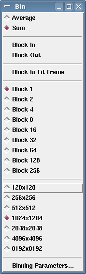 [The blocking factor is set to 1, the buffer size is 1024x1024, and the function is sum.]